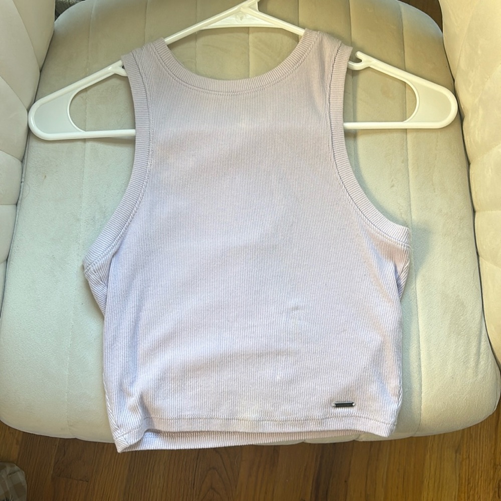 cute plain purple tank top